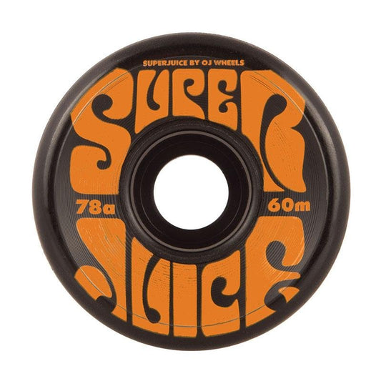 OJ 60mm 78a Super Juice Black Skateboard Wheels 4pk - 5150 Skate Shop