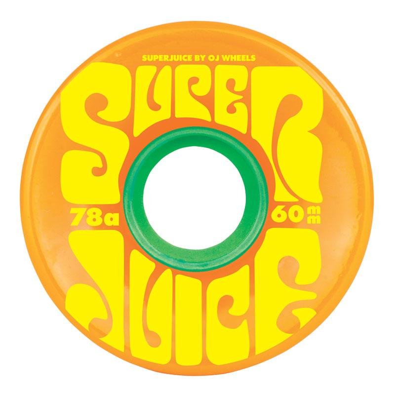 OJ 60mm 78a Super Juice Citrus Skateboard Wheels 4pk-5150 Skate Shop