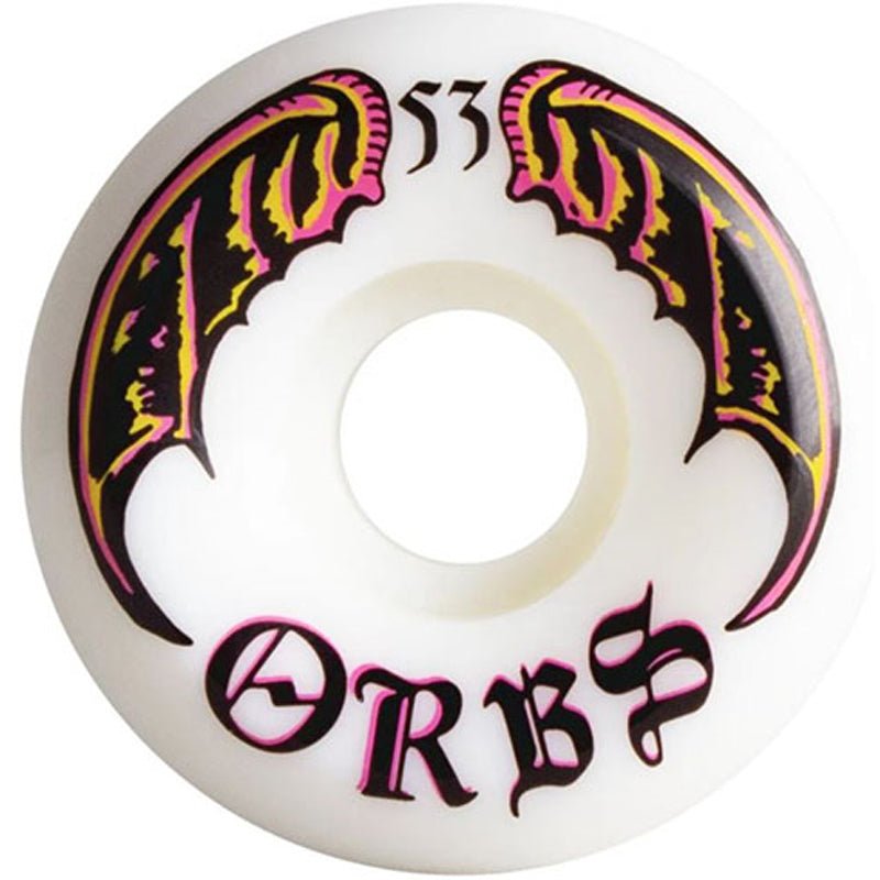 ORBS 53mm 99a Specters White Skateboard Wheels 4pk - 5150 Skate Shop