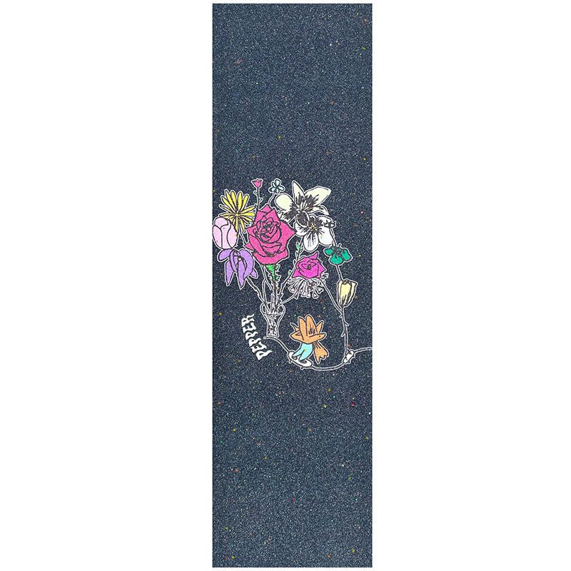Pepper 9" x 33.5" Cookie Flowers Grip on G5 Galaxy Skateboard Grip Tape-5150 Skate Shop