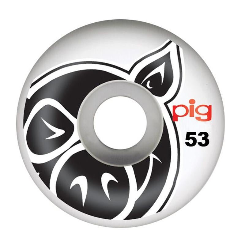 Pig 53mm 101a Head Proline Natural Skateboard Wheels 4pk - 5150 Skate Shop