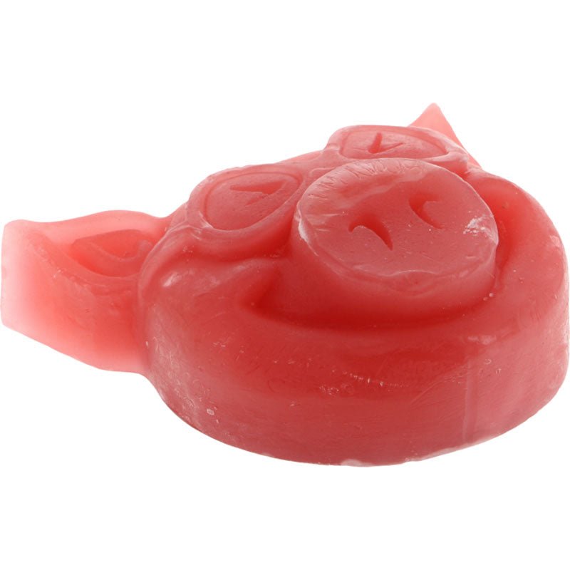 Pig Head Raised Red Skateboard Curb Wax-5150 Skate Shop