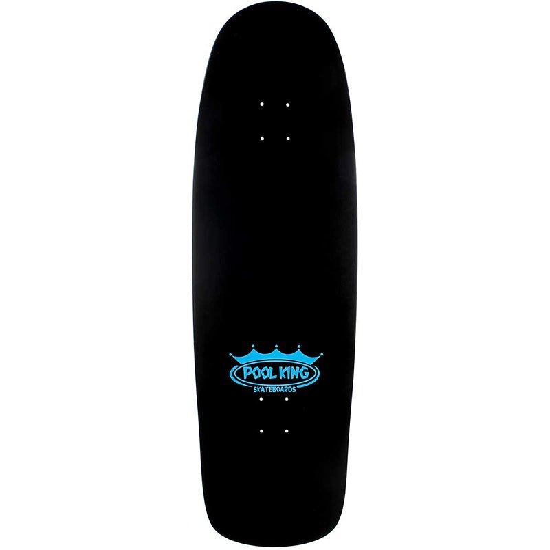 Pool King 10.375" x 33.75" Pirate Black/Blue Skateboard Deck - 5150 Skate Shop