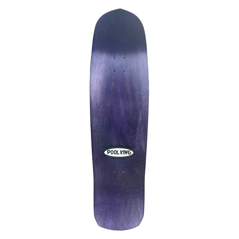 Pool King 9.5" x 35.75" High Voltage Shaped Purple Skateboard Deck - 5150 Skate Shop