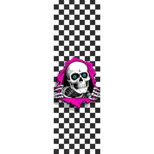 Powell Peralta 10.5" x 33" Ripper Checker White Skateboard Grip Tape 5150 Skate Shop