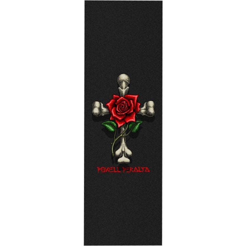 Powell Peralta 10.5" x 33" Rose Cross Skateboard Grip Tape 5150 Skate Shop