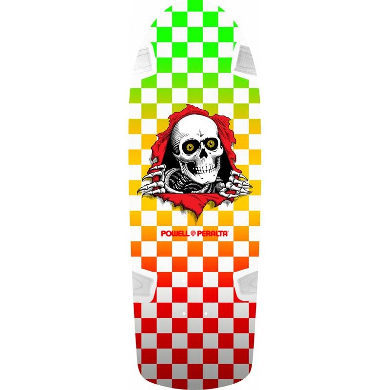 Powell Peralta 10" x 30" OG Ripper Checker Multi Color Skateboard Deck-5150 Skate Shop
