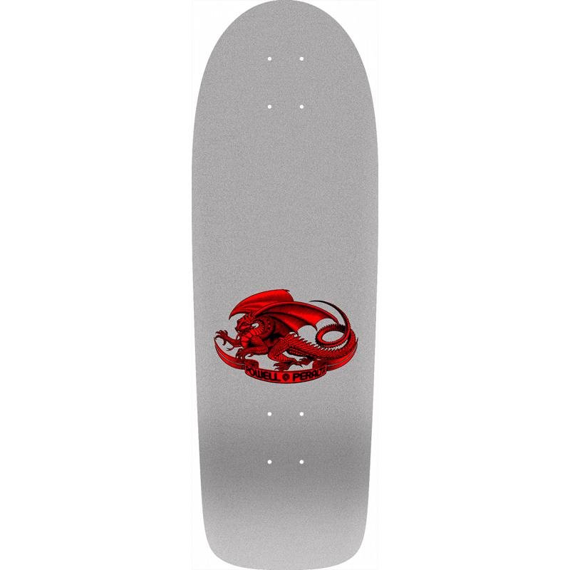 Powell Peralta 10" x 30" Ray Rodriguez OG Skull and Sword Silver Skateboard Deck-5150 Skate Shop