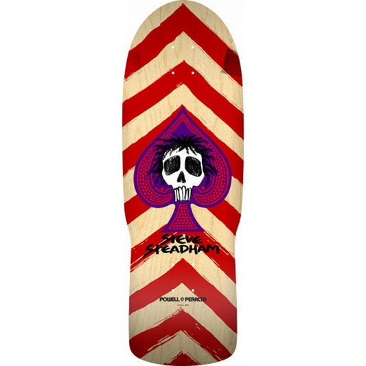 Powell Peralta 10" x 30.125" Steadham Spade Red/Nat Skateboard Deck-5150 Skate Shop