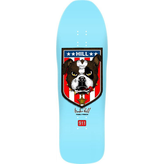 Powell Peralta 10" x 31" Frankie Hill Bulldog Light Blue Skateboard Deck - 5150 Skate Shop