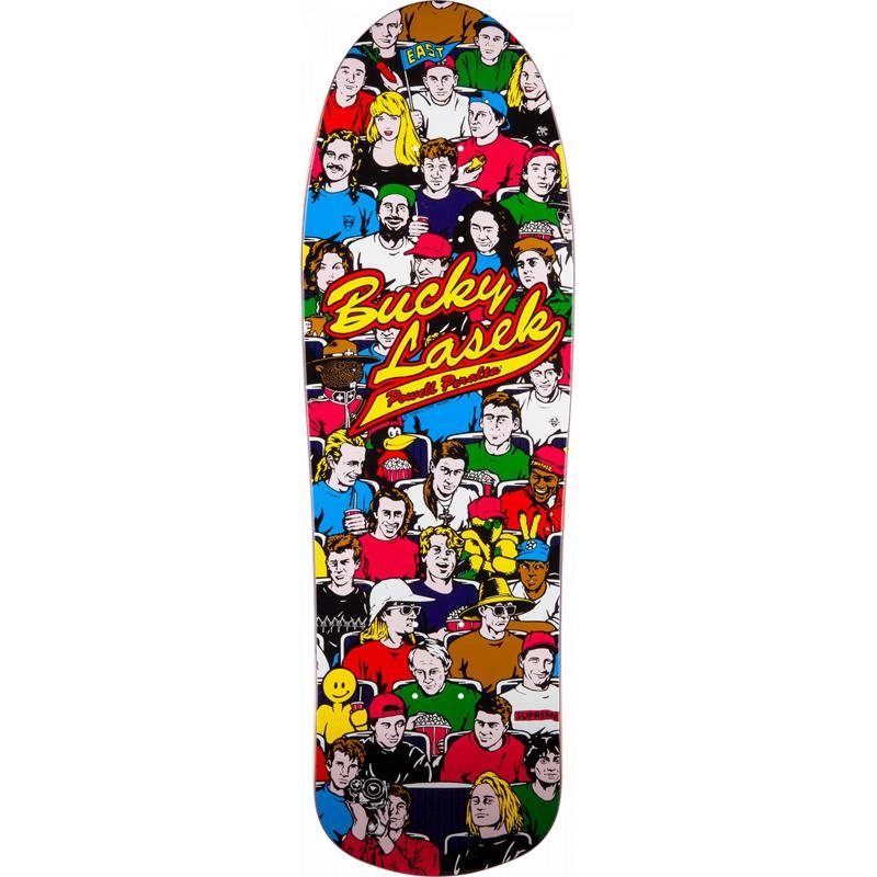 Powell Peralta 10" x 31.5" Bucky Lasek Stadium Reissue Skateboard Deck-5150 Skate Shop