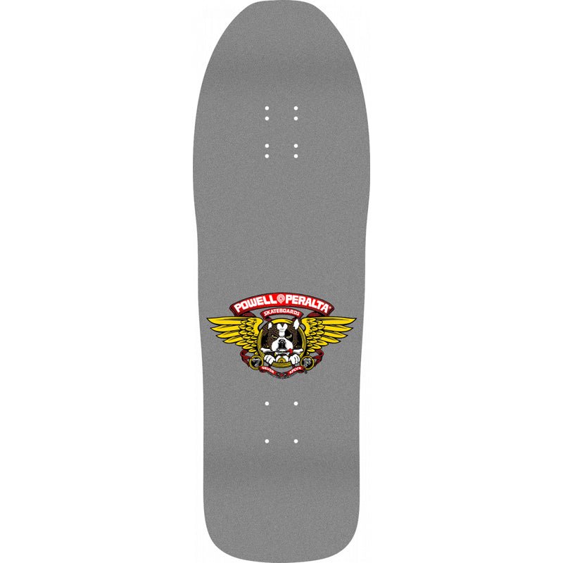 Powell Peralta 10" x 31.5" Frankie Hill Bull Dog Silver Reissue Skateboard Deck - 5150 Skate Shop