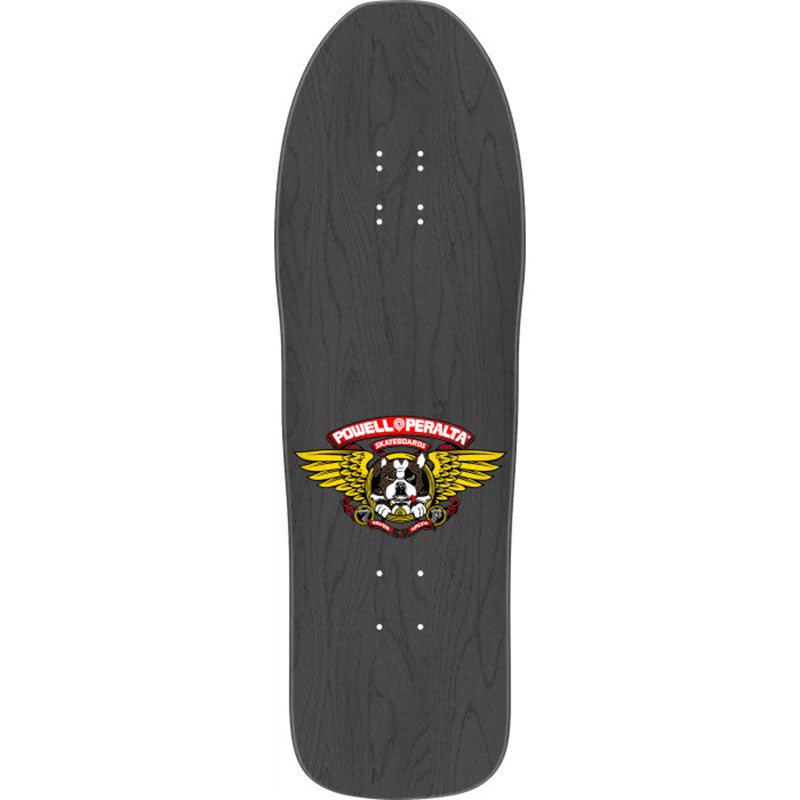 Powell Peralta 10" x 31.5" Frankie Hill Bulldog Gray Stain Skateboard Deck - 5150 Skate Shop
