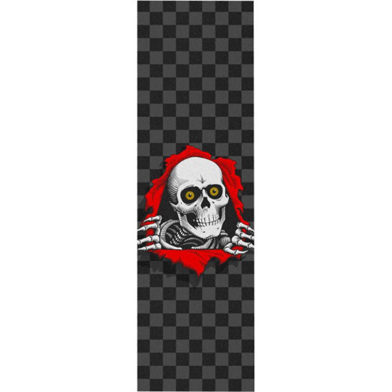 Powell Peralta 10" x 33" Ripper Checker Black Skateboard Grip Tape-5150 Skate Shop