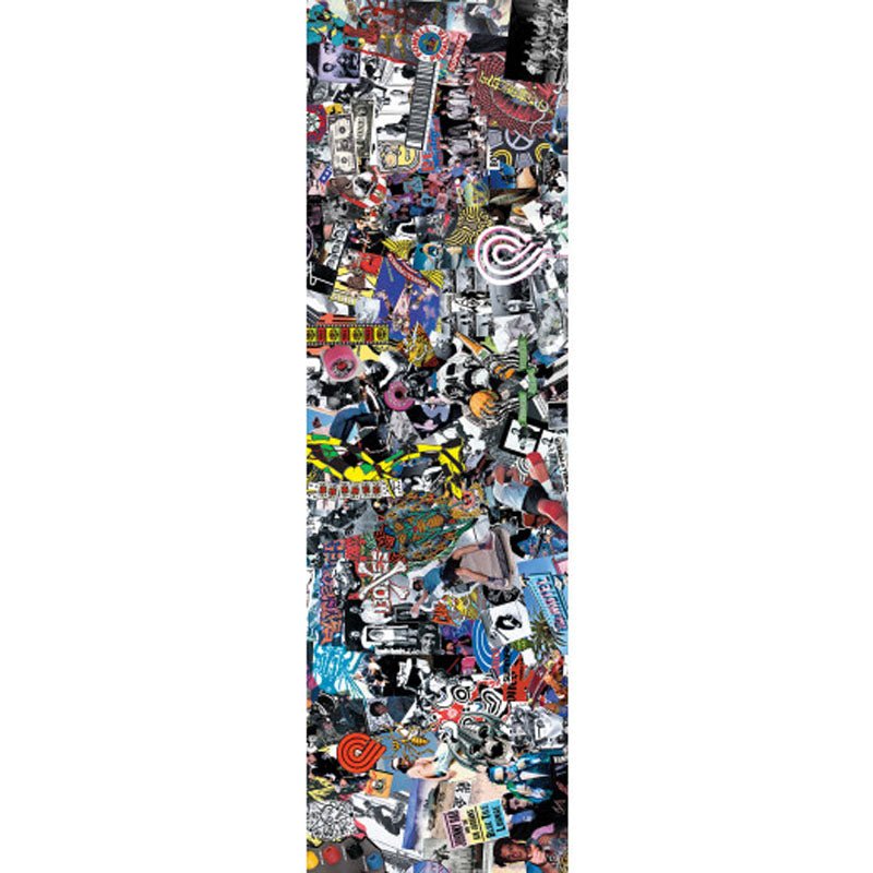 Powell Peralta 10.5" x 33" Collage White Skateboard Grip Tape - 5150 Skate Shop