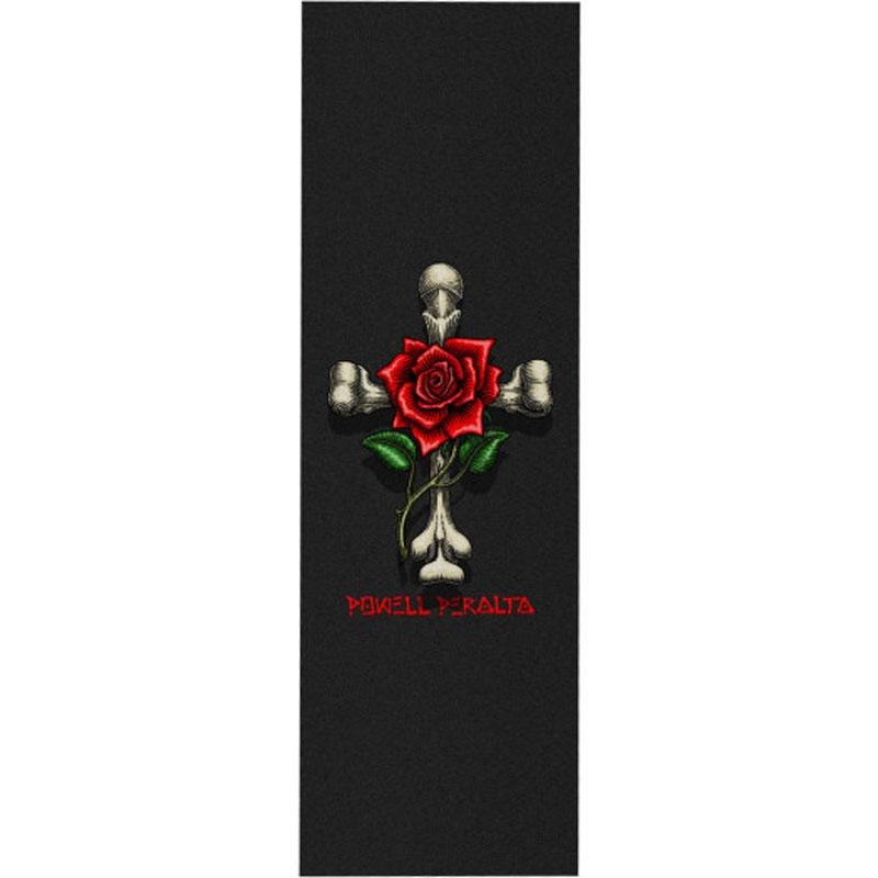 Powell Peralta 10.5" x 33" Rose Cross Skateboard Grip Tape-5150 Skate Shop