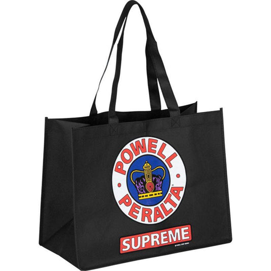 Powell Peralta 12" x 16" Supreme Shopping Bag Non Woven Black 5150 Skate Shop