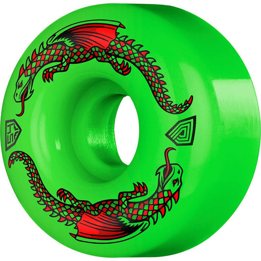 Powell Peralta 54mm x 32mm 93a Dragon Formula Green Skateboard Wheels 4pk-5150 Skate Shop