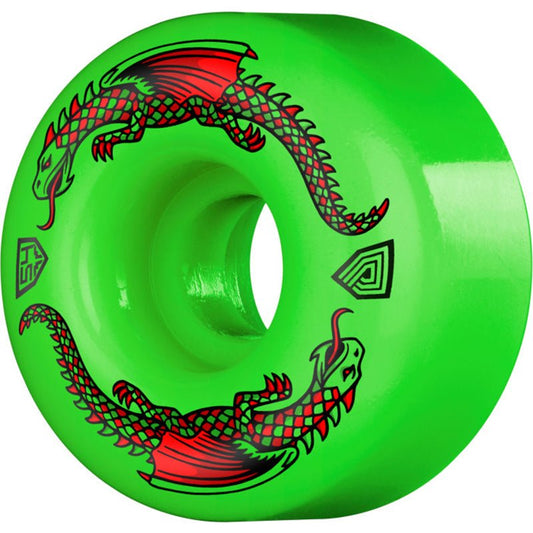 Powell Peralta 54mm x 34mm 93a Dragon Formula Green Skateboard Wheels 4pk-5150 Skate Shop