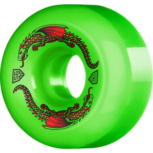 Powell Peralta 56mm x 36mm 93a Dragon Formula Green Skateboard Wheels 4pk-5150 Skate Shop