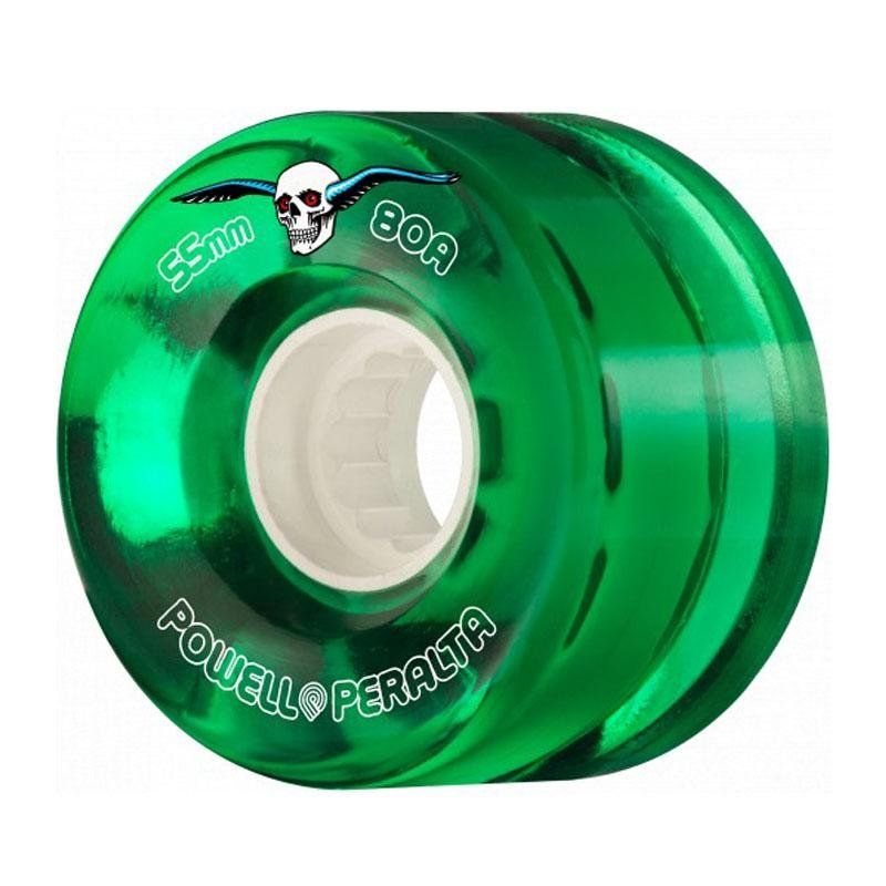 Powell Peralta 59mm 80a Clear Cruiser Green Skateboard Wheels 4pk 5150 Skate Shop