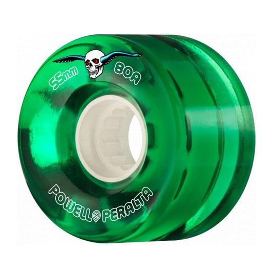 Powell Peralta 59mm 80a Clear Cruiser Green Skateboard Wheels 4pk-5150 Skate Shop