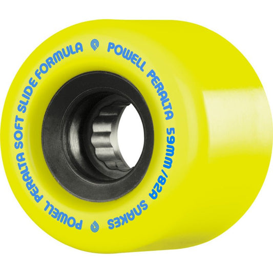 Powell Peralta 59mm 82a Soft-Slides Yellow Skateboard Wheels 4pk-5150 Skate Shop