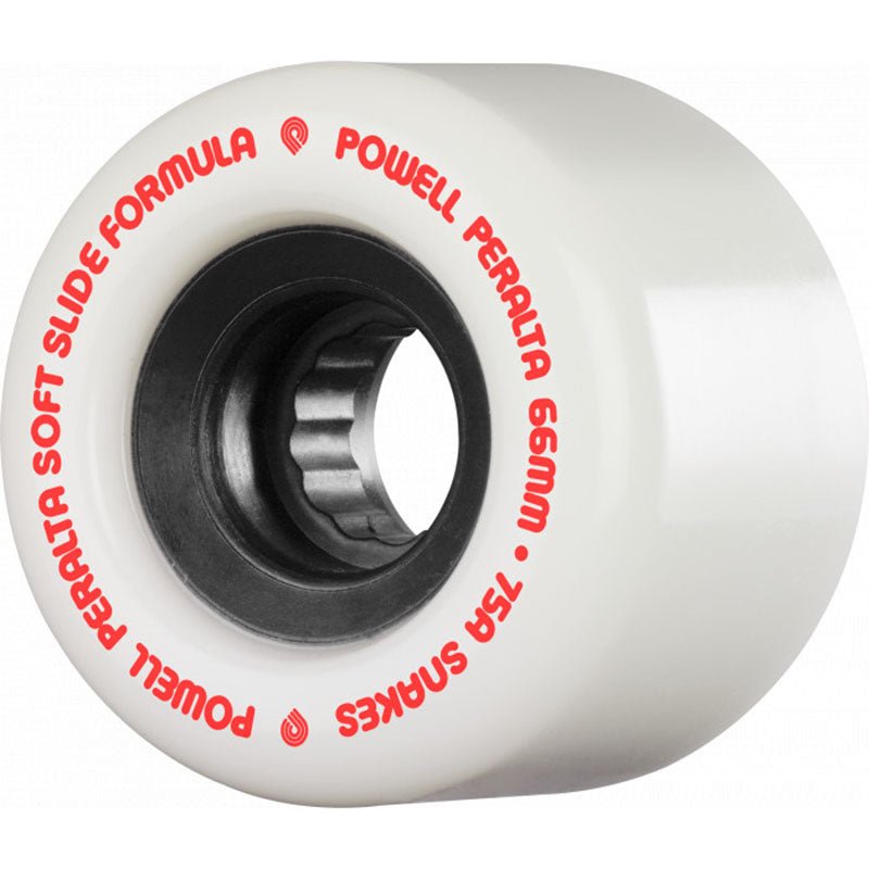 Powell Peralta 66mm 75a Snakes 02 White Skateboard Wheels 4pk-5150 Skate Shop