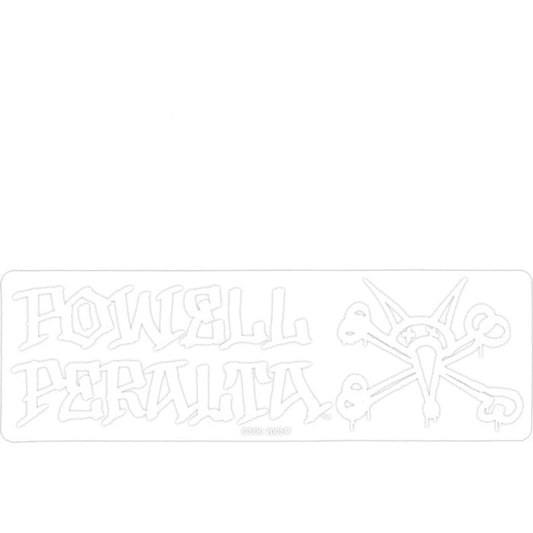 Powell Peralta 7" x 2-1/4" Vato Rat Sticker White/Clear - 5150 Skate Shop