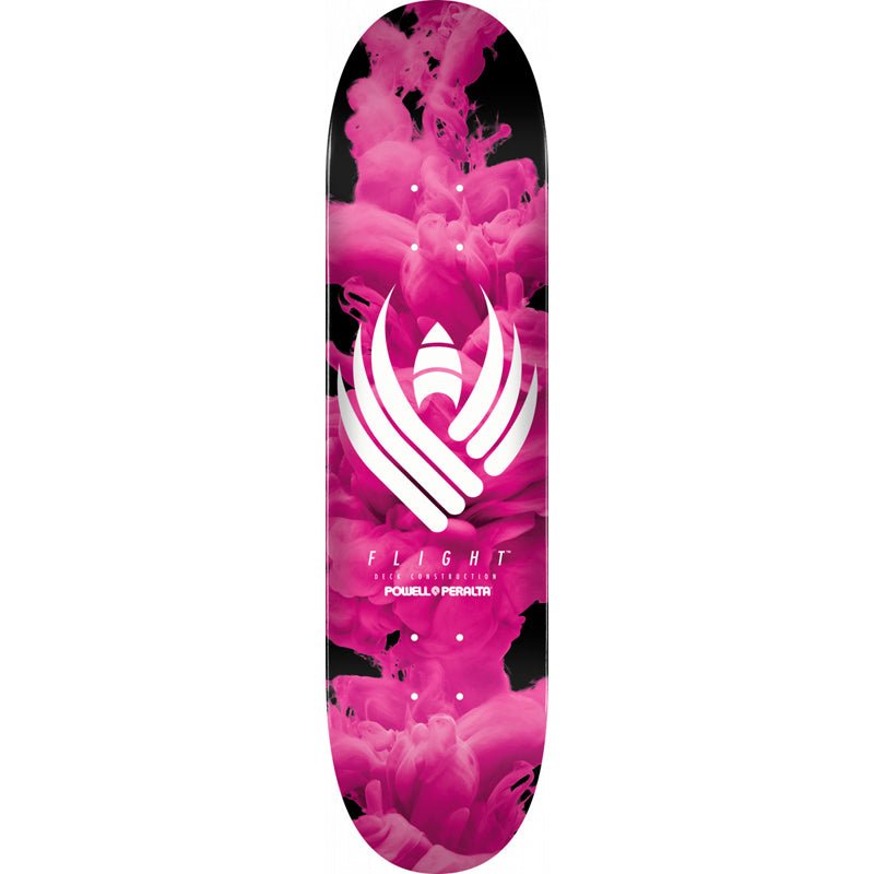 Powell Peralta 8" x 31.45" Color Burst Pink Flight Skateboard Deck - 5150 Skate Shop