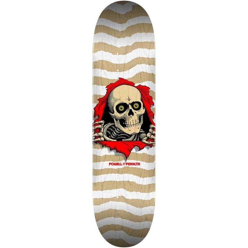 Powell Peralta 8" x 31.45" Ripper Natural White Skateboard Deck - 5150 Skate Shop