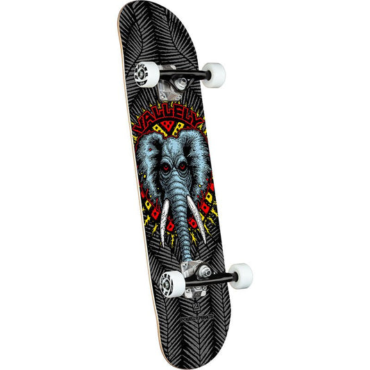 Powell Peralta 8" x 31.45" Vallely Elephant Birch Gray Complete Skateboard - 5150 Skate Shop