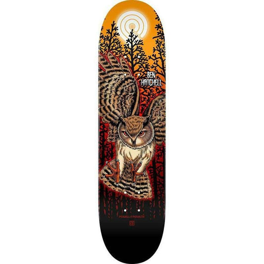 Powell Peralta 8.0" x 31.45" Pro Ben Hatchell Owl2 Skateboard Deck-5150 Skate Shop