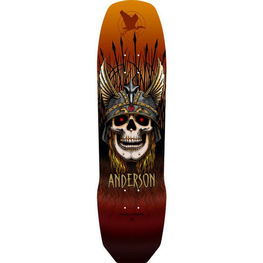 Powell Peralta 8.45" x 31.8" Pro Andy Anderson Heron 7-Ply Maple Rust Skateboard Deck - 5150 Skate Shop
