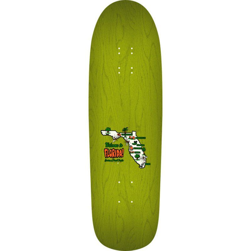 Powell Peralta 9.5" x 32" Mike Frazier Yellow Man 2 Reissue Green Skateboard Deck 5150 Skate Shop