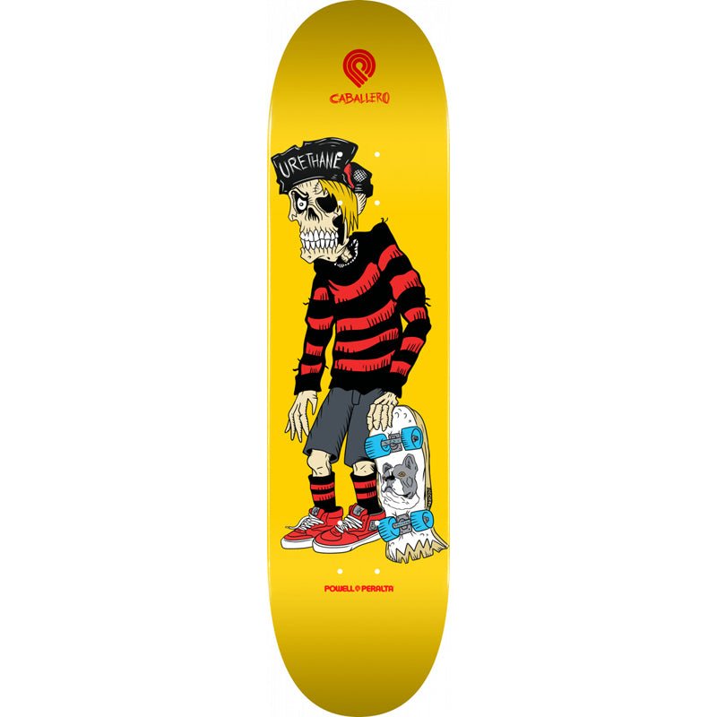 Powell Peralta 9" x 32.95" Pro Steve Caballero Yellow "Urethane" Skateboard Deck - 5150 Skate Shop