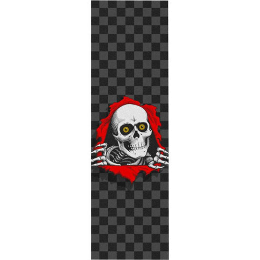 Powell Peralta 9" x 33" Ripper Checker Black Skateboard Grip Tape 1pc 5150 Skate Shop