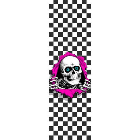 Powell Peralta 9" x 33" Ripper Checker White Skateboard Grip Tape 1pc 5150 Skate Shop