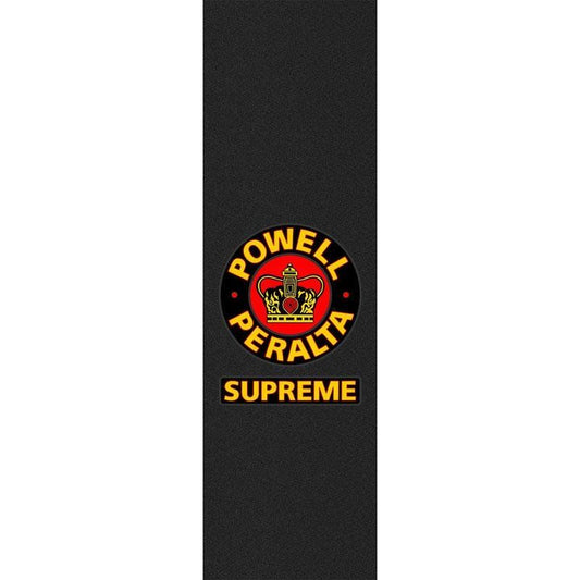 Powell Peralta  9" x 33" Supreme Black Skateboard Grip Tape 1pc 5150 Skate Shop