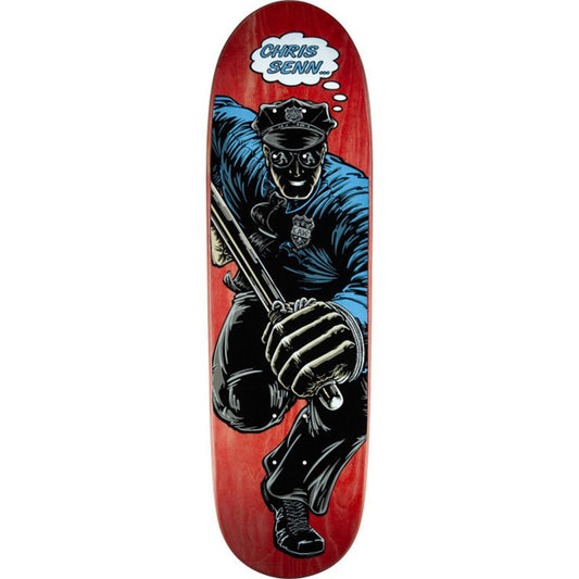 Powell Peralta 9.13" x 31.83" Chris Senn Cop Reissue Skateboard Deck-5150 Skate Shop