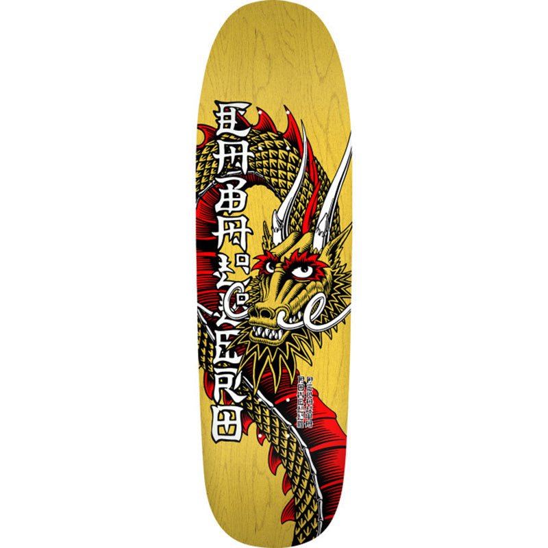 Powell Peralta 9.265" x 32" Steve Caballero Ban This Dragon Reissue Yellow Stain Skateboard Deck-5150 Skate Shop