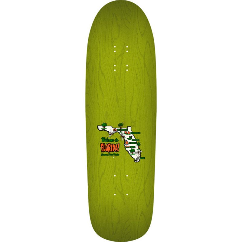 Powell Peralta 9.5" x 32" Mike Frazier Yellow Man 2 Reissue Green Skateboard Deck-5150 Skate Shop