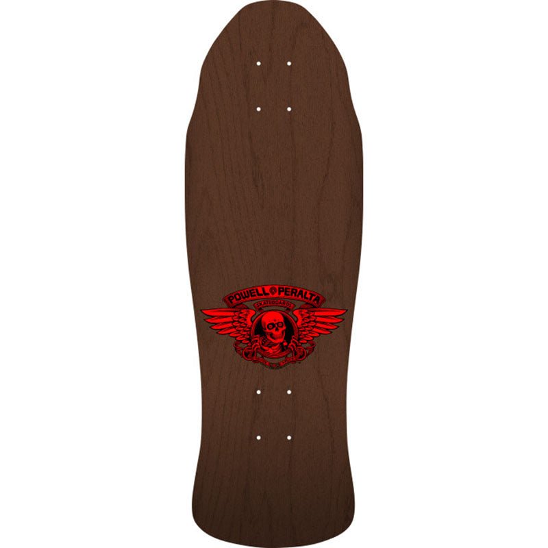 Powell Peralta 9.625" x 29.75" Steve Caballero Street Reissue Red/Brown Skateboard Deck - 5150 Skate Shop