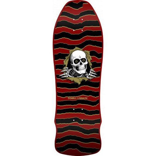Powell Peralta 9.75" x 30" GeeGah Ripper Maroon Skateboard Deck-5150 Skate Shop