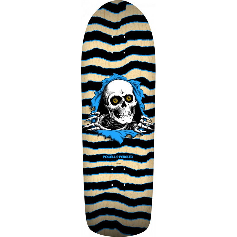 Powell Peralta 9.89" x 31.32" Old School Ripper Nat/Blue Skateboard Deck-5150 Skate Shop