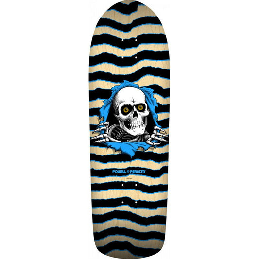 Powell Peralta 9.89" x 31.32" Old School Ripper Nat/Blue Skateboard Deck-5150 Skate Shop