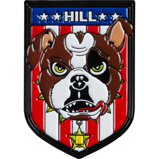 Powell Peralta Frankie Hill Bulldog Lapel Pin - 5150 Skate Shop