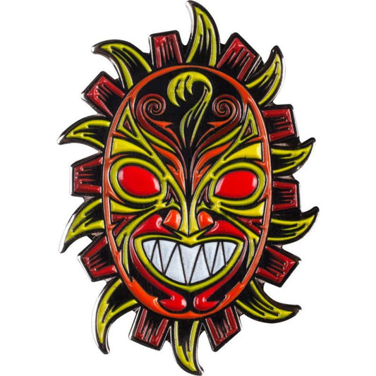 Powell Peralta Guerrero Mask Lapel Glow in the Dark Teeth Pin 5150 Skate Shop