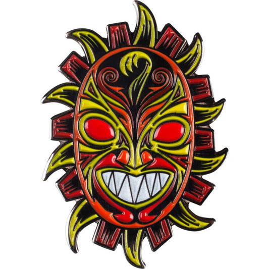 Powell Peralta Guerrero Mask Lapel Glow in the Dark Teeth Pin - 5150 Skate Shop
