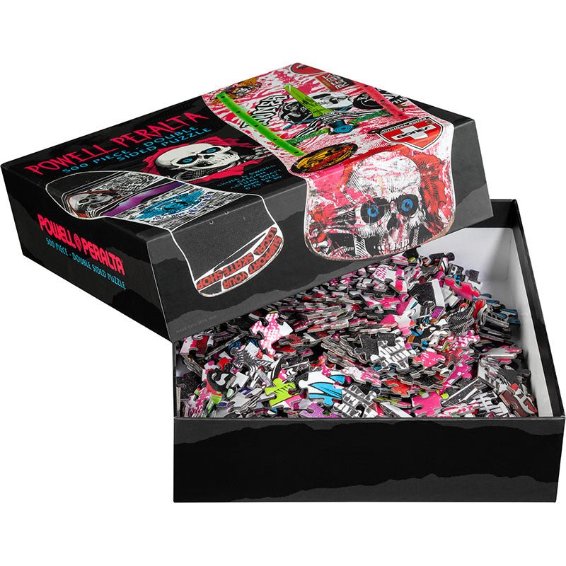 Powell Peralta Puzzle Skull & Sword GeeGah Pink-5150 Skate Shop
